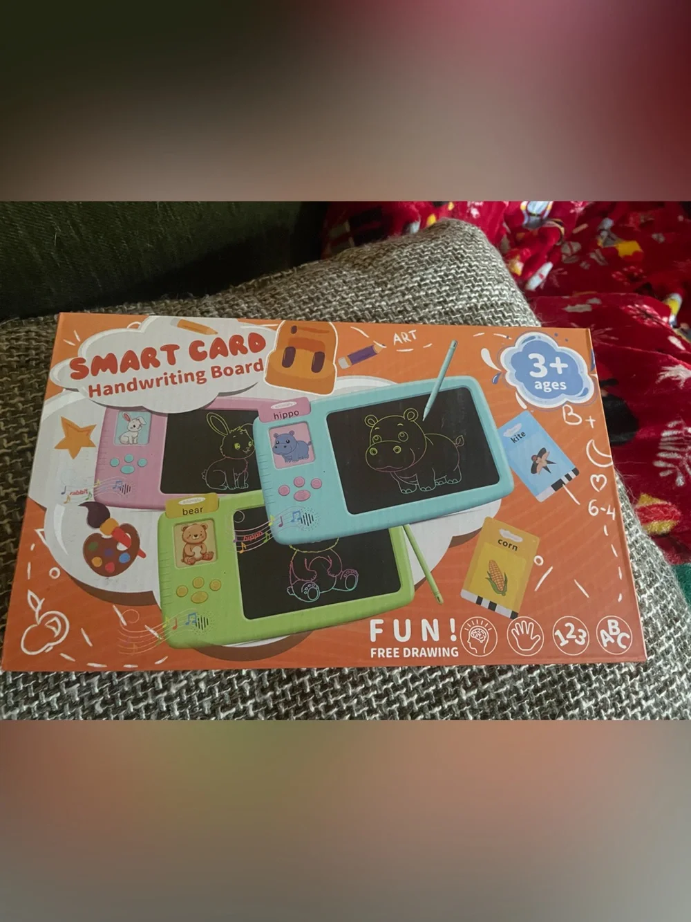 LCD Writing Tablet with Sight Words, Montessori Language Learning